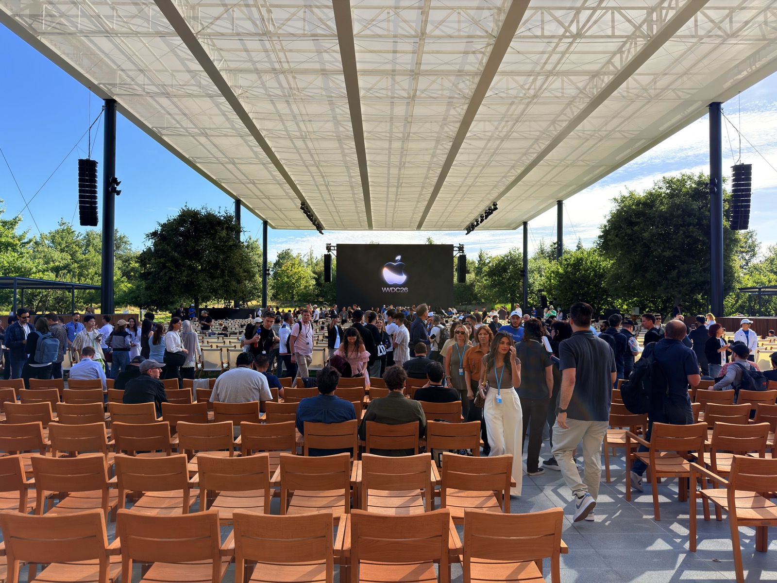 The outdoor stage of the Keynote venue